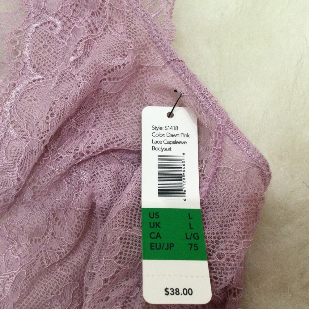 💝LOVE SALE💝SAM EDELMAN LACE CAPSLEEVE BODYSUIT - Picture 4 of 16